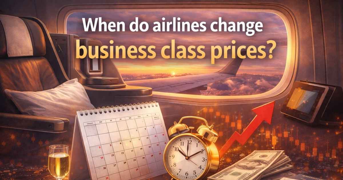 When Do Airlines Change Business Class Prices